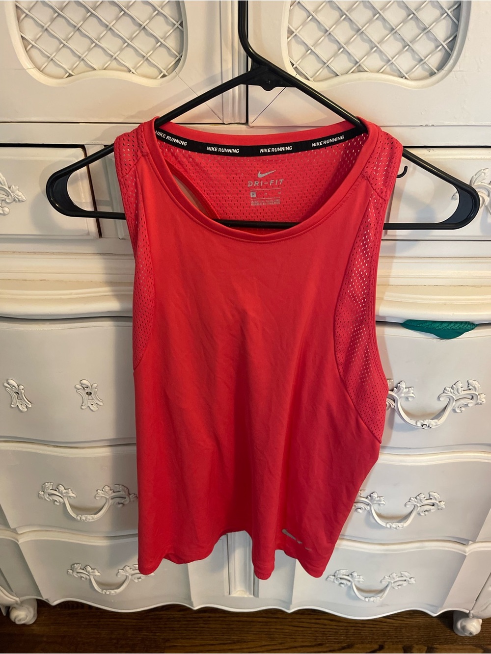 Nike Coral-Red Dri-FIT Women's Running Tank